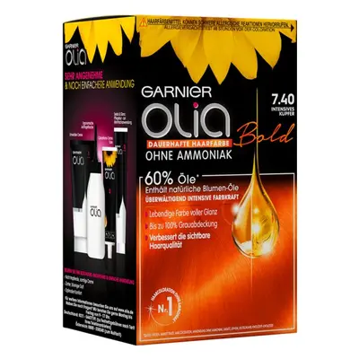 Garnier Olia dauerhafte Haarfarbe 7.40 Intensives Kupfer Coloration 1Stk