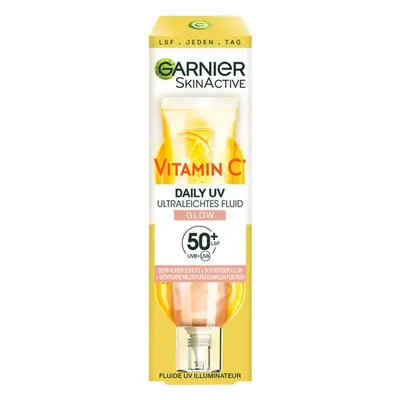 Garnier SkinActive Vitamin C Daily UV Ultraleichtes Fluid Glow LSF 50+ Gesichtsfluid 40ml