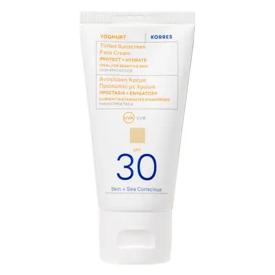 Korres Yoghurt Getönte Sonnencreme für das Gesicht 50 ml SPF30