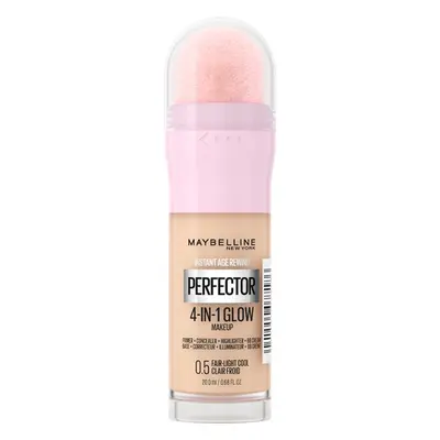 Maybelline New York Instant Perfector Glow 4-in-1 Make-Up 0.5 Fair-Light Cool Foundation (flüssi