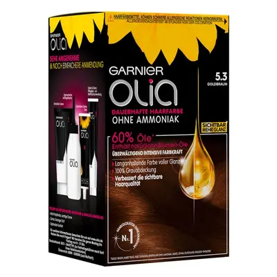 Garnier Olia dauerhafte Haarfarbe 5.3 Goldbraun Coloration 1Stk