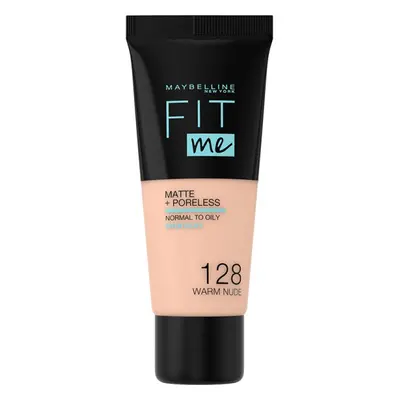 Maybelline New York Fit Me! Matte + Poreless Make-Up 128 Warm Nude Foundation (flüssig) 30ml