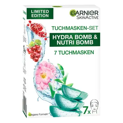 Garnier SkinActive Tuchmasken-Set Hydra Bomb & Nutri Bomb Tuchmaske 1Stk