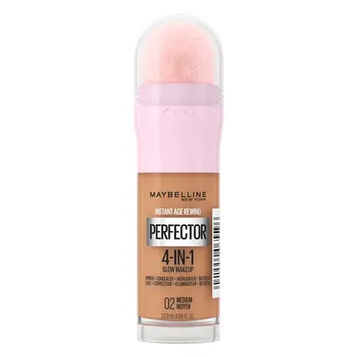 Maybelline New York Instant Perfector Glow 4-in-1 Make-Up 02 Medium Foundation (flüssig) 20ml