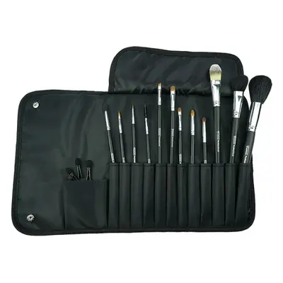 Fantasia Pinsel-Set "Professional" 12- teilig + 3 Ersatz-Applicatoren in Tasche