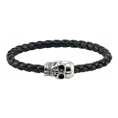 Unisex-Armreif Thomas Sabo UB0018-823-11 Silberfarben Schwarz 18,5 cm 16,5 cm