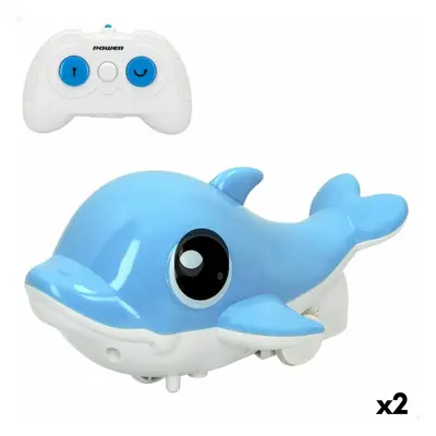 Ferngesteuertes Boot Colorbaby Delfin (2 Stück)