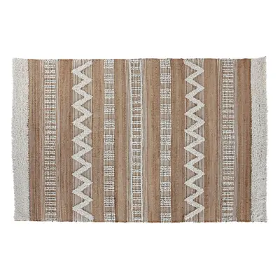 Teppich Home ESPRIT Weiß Braun Boho 160 x 230 x 1 cm