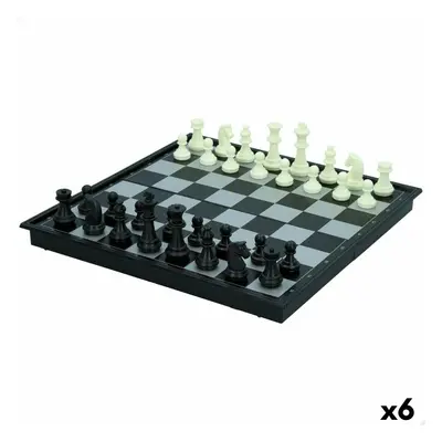 Schach- und Dame-Brett Colorbaby Kunststoff (6 Stück)