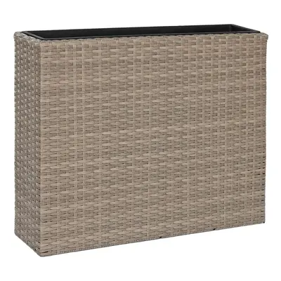 Blumentopf Home ESPRIT Polypropylen Rattan 83 x 22 x 65 cm