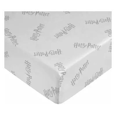 Bettlaken Harry Potter Weiß Grau Double size