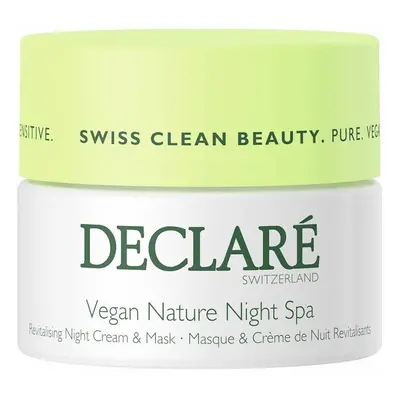 Hydrarevitalisierende Maskencreme Vegan Nature Night Spa Declaré (50 ml)