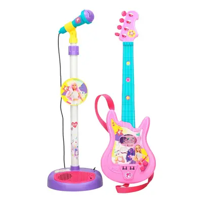 Musikanlage Barbie Mikrofon Kindergitarre