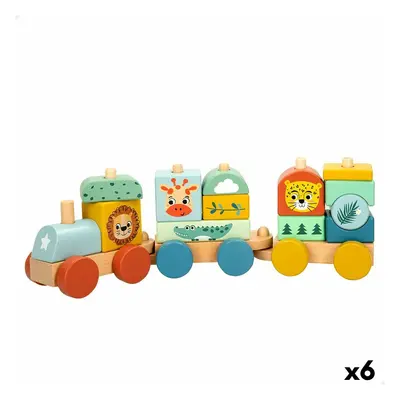 Eisenbahn Woomax 33 x 11 x 7 cm tiere (6 Stück)