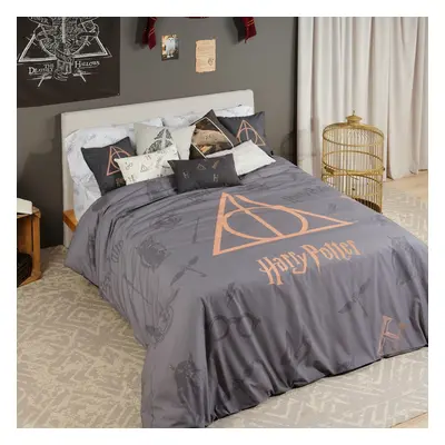 Bettdeckenbezug Harry Potter Deathly Hallows Bunt 175 Fäden 220 x 220 cm Double size