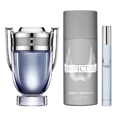 Set mit Herrenparfüm Paco Rabanne 3 Stücke Invictus