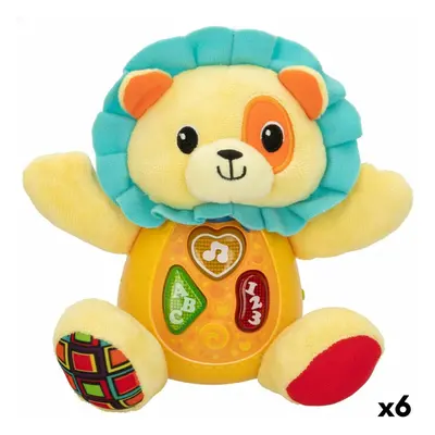 Plüschtier Winfun tiere ES 16 x 17,5 x 9,5 cm (6 Stück)