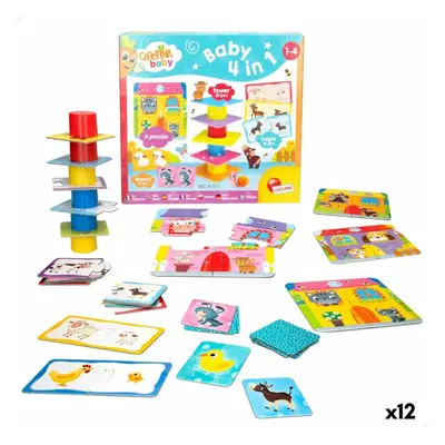 Puzzle Lisciani Carotina Baby 16 x 1 x 16,5 cm Bauernhof 4 in 1