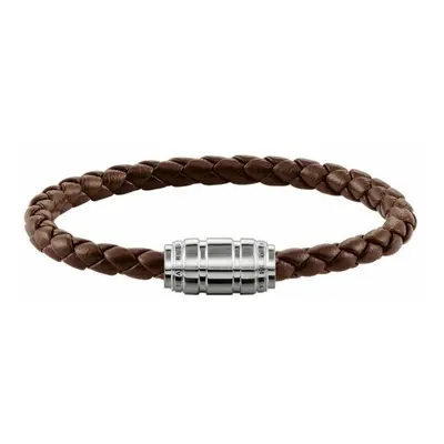 Unisex-Armreif Thomas Sabo UB0019-823-2 Silberfarben Braun 18,5 cm 16,5 cm