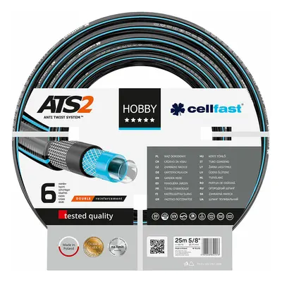 Schlauch Cellfast Hobby Ats2 PVC 25 m Ø 15 mm 6 Schichten