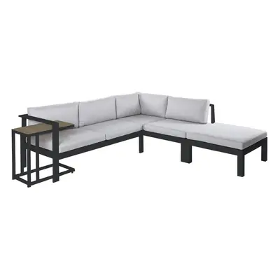 Gartensofa Agnes Eckschrank 224 x 224 x 65,5 cm Aluminium