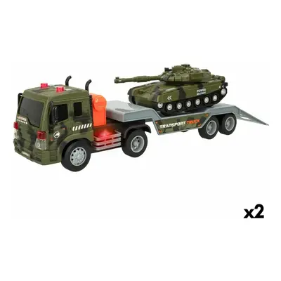 Pkw-Transporter Lkw Speed & Go 47,5 x 11,5 x 10 cm (2 Stück)