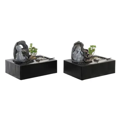 Brunnen DKD Home Decor Buddha Harz Orientalisch 29 x 21 x 23 cm (2 Stück)