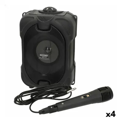 Lautsprecher mit Karaoke Mikrofon Bontempi 4 Stück