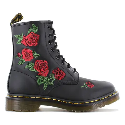 DR. DOC MARTENS 1460 Vonda Floral Rose - Damen Boots Stiefel Schwarz 24722001