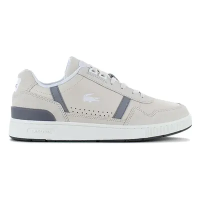 LACOSTE T-CLIP - Herren Sneakers Schuhe Leder Beige 747SMA00672B7