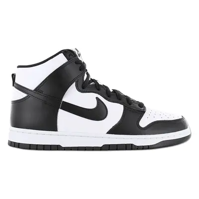 Nike Dunk High Retro - Herren Schuhe Leder Weiß-Schwarz DD1399-105