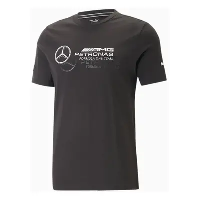 Puma Mercedes AMG Petronas Logo Tee - Herren T-Shirt Baumwolle Schwarz 538482-01