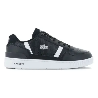 LACOSTE T-Clip Leather - Herren Sneakers Schuhe Leder Schwarz 747SMA0068312