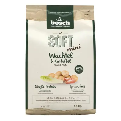 Bosch SOFT Mini Wachtel & Kartoffel Hundetrockenfutter Sparpaket 2 x 2,5 Kilogramm