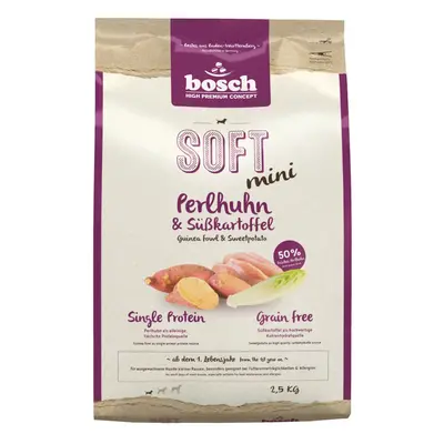 Bosch SOFT Mini Perlhuhn & Süßkartoffel Hundetrockenfutter 2,5 Kilogramm