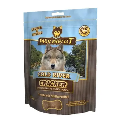 WOLFSBLUT Cracker 225g Hundesnack 6 x 225 Gramm Cold River Forelle mit Süßkartoffel