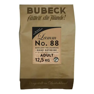 Bubeck Nr. 88 Adult Lammfleisch mit Kartoffel & Amaranth gebacken Hundetrockenfutter 12,5 Kilogr