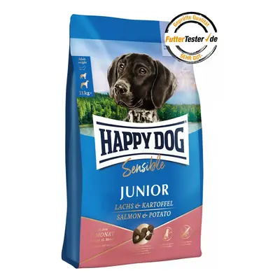 HAPPY DOG Sensitive Junior Lachs & Kartoffel Hundetrockenfutter Sparpaket 2 x 10 Kilogramm