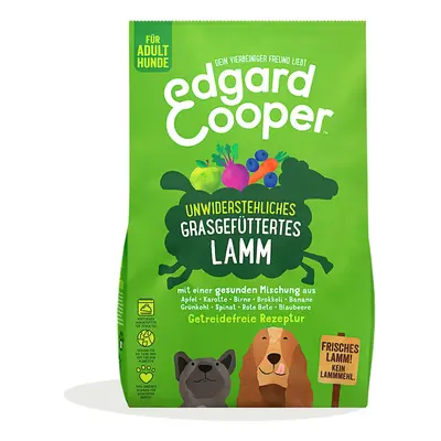 Edgard&Cooper Adult grasgefüttertes Lamm getreidefrei Hundetrockenfutter 7 Kilogramm