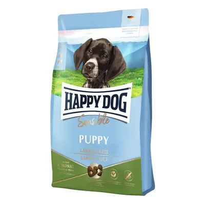 HAPPY DOG Sensible Puppy Lamm & Reis Hundetrockenfutter 4 Kilogramm