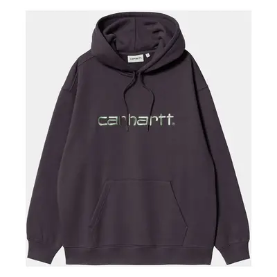 Carhartt WIP W' Hooded Carhartt Sweatshirt - Artichoke / Misty Sage