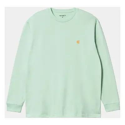 Carhartt WIP L/S Chase T-Shirt - Pale Spearmint / Gold