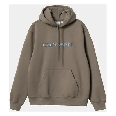 Carhartt WIP Hooded Script Sweat - Barista / Mirror