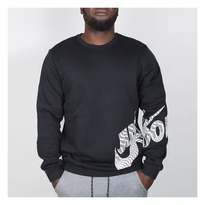 Nike Sportswear Swoosh Crew Fleece GX - Black / White