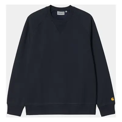Carhartt WIP Chase Sweatshirt - Dark Navy / Gold