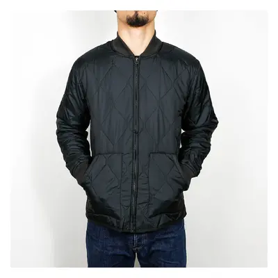 Stussy Quilted Military Jacket - Black