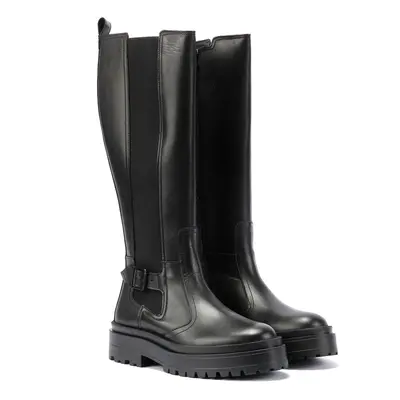 Barbour Alicia Damenlederstiefel in Schwarz