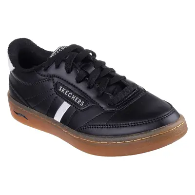 Skechers Arch Fit Classic Synthetische Damen-Sneaker in Schwarz.
