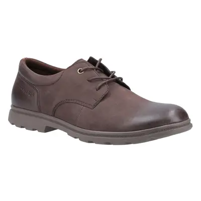 Hush Puppies Trevor Leder Herren Braune Schnürschuhe