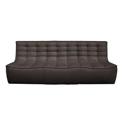 Ethnicraft - Sofa 3 Sitzer und mehr N701 - Grau - Schaumstoff - Designer Jacques Deneef